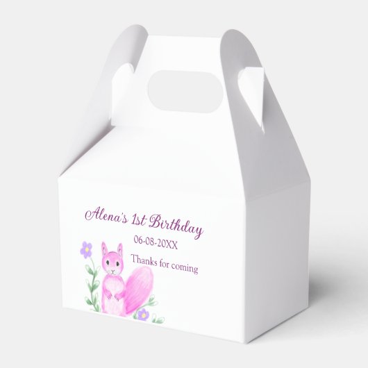 Vierbox Bedankdoosjes (Voorkant Zijde)