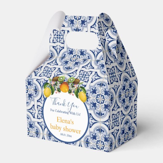 Vierbox Bedankdoosjes (Voorkant Zijde)