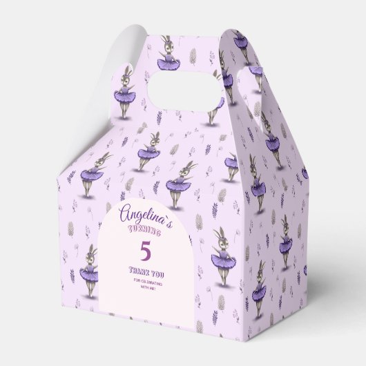 Vierbox Bedankdoosjes (Voorkant Zijde)