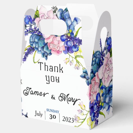 Vierbox Bedankdoosjes (Geopend)