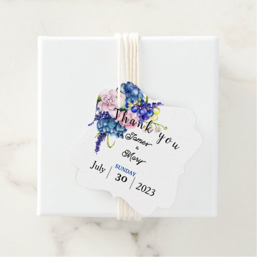 Vierbox Bedankjes Labels (In situ)