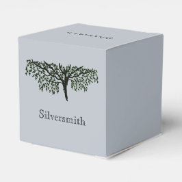 Vierbox - Familiestructuur met naam Bedankdoosjes