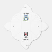 Vierbox "I Love Animals" Bedankdoosjes (Uitgevouwen)