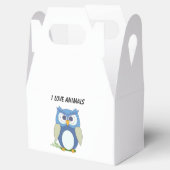 Vierbox "I Love Animals" Bedankdoosjes (Geopend)