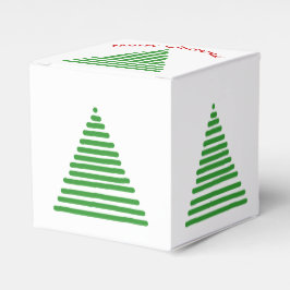 Vierbox - kerstbomen met stijl bedankdoosjes