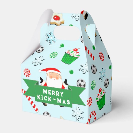 Vierbox met kerstmis bedankdoosjes (Voorkant Zijde)
