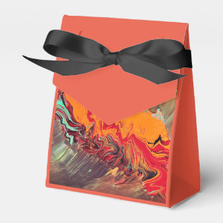 Vierbox "Oranje barst" Bedankdoosjes