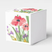 Vierbox papavers bedankdoosjes (Voorkant Zijde)