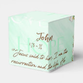 Vierbox Religieuze Floral Bedankdoosjes (Achterkant)