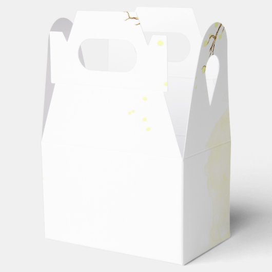 Vierbox Religieuze Floral Bedankdoosjes (Geopend)