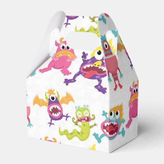 Vierbox - Scary Monsters Bedankdoosjes (Achterkant)