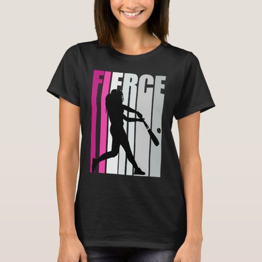 Vierce Baseball Birthday Colorful Base Run Practic T-shirt (Voorkant)