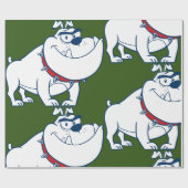 Vierce Dog Wrapping Paper Cadeaupapier (Vlak)
