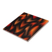 Vierce Flames Abstract Tegeltje (Zijkant)