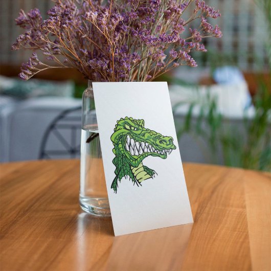 Vierce Gator Alligator-uitnodigingen Kaart