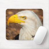 Vierce Stare of the Eagle Custom Name Muismat (Met muis)