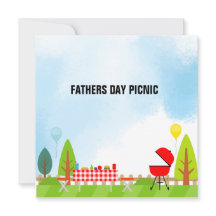 Vierdag Picnic-uitnodigingskaart