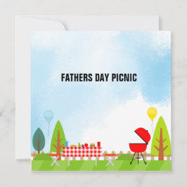 Vierdag Picnic-uitnodigingskaart