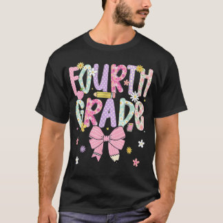 Vierde 4e klas leraren Meisjes terug naar school T-shirt