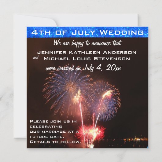 Vierde aankondiging huwelijk juli (Voorkant)