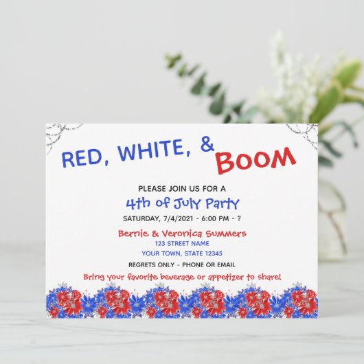 Vierde akte van uitnodiging van de partij van juli (Staand voorkant)