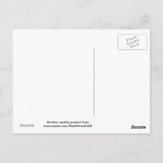 Vierde Ave. Asbury Park NJ  Briefkaart (Achterkant)