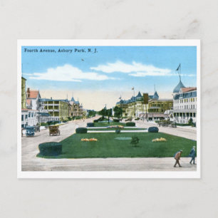 Vierde Ave. Asbury Park NJ  Briefkaart