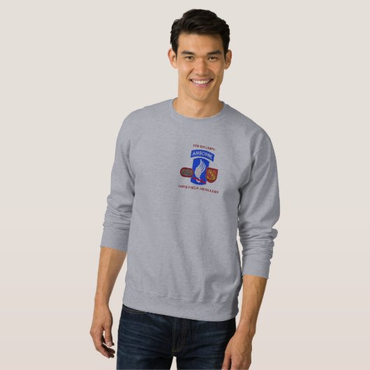VIERDE BATTALION 319TH FIELD ARTILLERY SWEATSHIRT (Voorkant volledig)