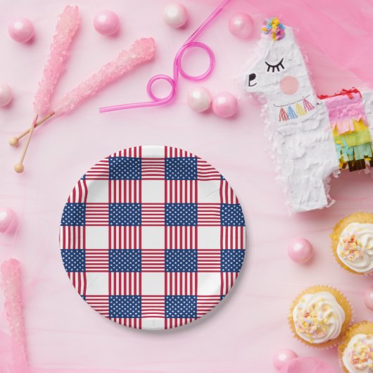 Vierde Bord patriottisch papier juli (Feest)