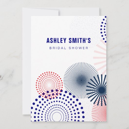 Vierde Bridal Shower Uitnodiging voor 4 juli (Achterkant)