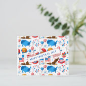 Vierde Briefkaart juli (Staand voorkant)