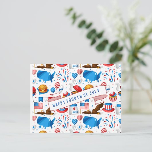 Vierde Briefkaart juli (Staand voorkant)