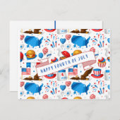 Vierde Briefkaart juli (Voorkant / Achterkant)