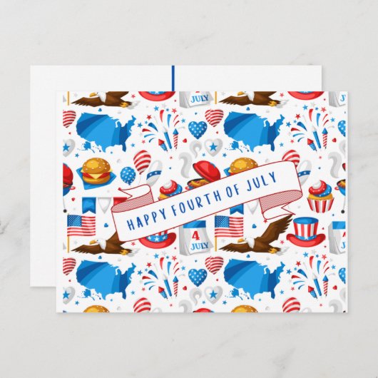 Vierde Briefkaart juli (Voorkant / Achterkant)