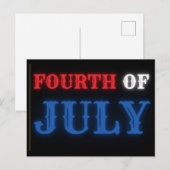 vierde Briefkaart juli (Voorkant / Achterkant)