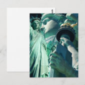 Vierde Briefkaarten voor geviering Lady Liberty (Voorkant / Achterkant)
