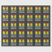 Vierde bruiloft Jubileum Gift Married Couple Pear Cadeaupapier (Vlak)