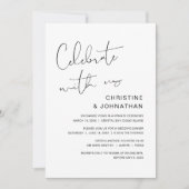 Vierde bruiloft met ons vieren kaart (Voorkant)