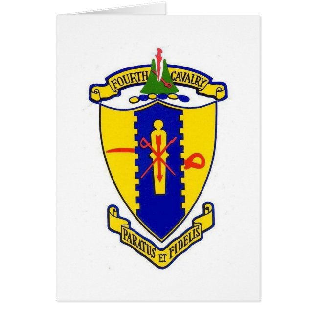 Vierde Cavalerie crest (Voorkant)
