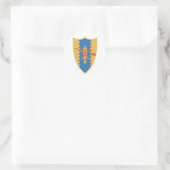 Vierde Cavalerie Crest Ronde Sticker (Tas)