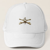 Vierde Cavalerie insignia Trucker Pet (Voorkant)