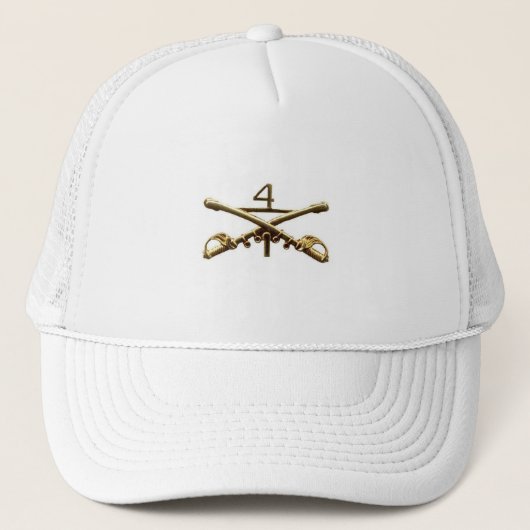 Vierde Cavalerie insignia Trucker Pet (Voorkant)