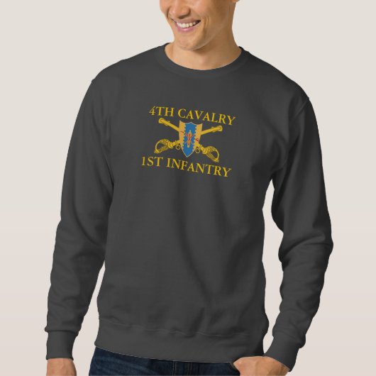 VIERDE CAVALRY 1ST INFANTRY SWEATSHIRT (Voorkant)