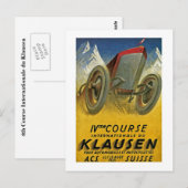 Vierde cursus Internationale du Klausen Briefkaart (Voorkant / Achterkant)