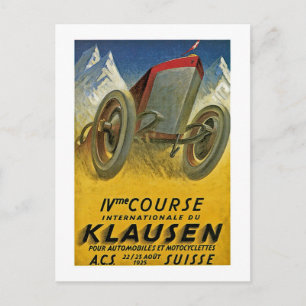 Vierde cursus Internationale du Klausen Briefkaart