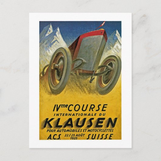 Vierde cursus Internationale du Klausen Briefkaart (Voorkant)