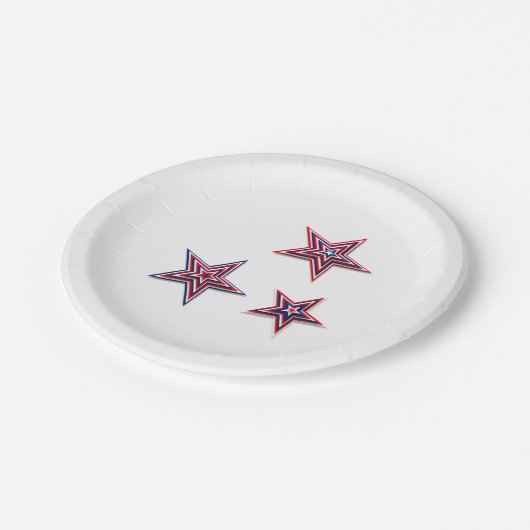 Vierde dag van 3 juli papieren bordje (Gekanteld)