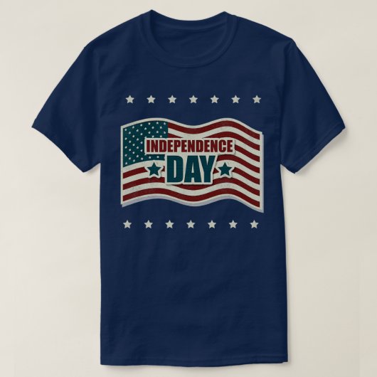 Vierde dag van de onafhankelijkheid van juli (8) t-shirt (Design voorkant)