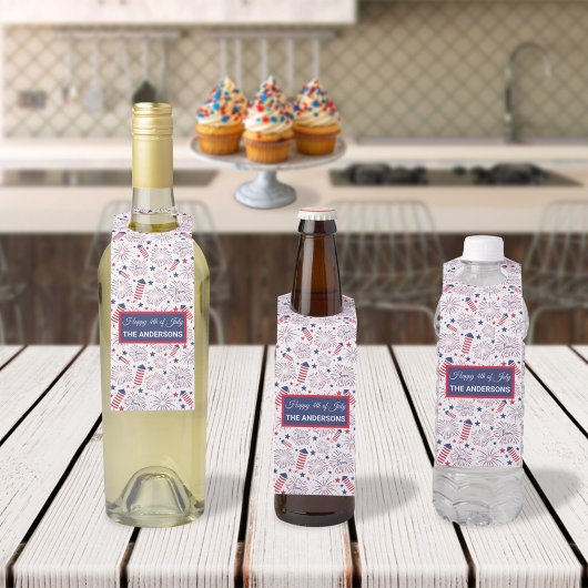 Vierde dag van de Onafhankelijkheidsdag BBQ Flessenhanger