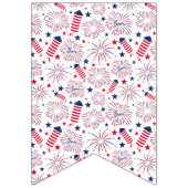 Vierde dag van de Onafhankelijkheidsdag BBQ Vlaggetjes (Eerste vlag)